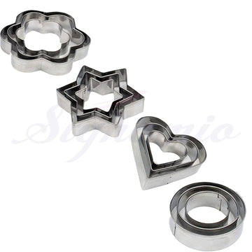 Stainless Steel Cookie Cutter Shapes