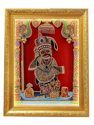 3D Hanuman ji Wall Hanging Photo Frame