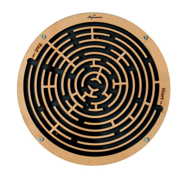 Wooden Puzzle Labyrinth Teaser Ball Round Game Toys