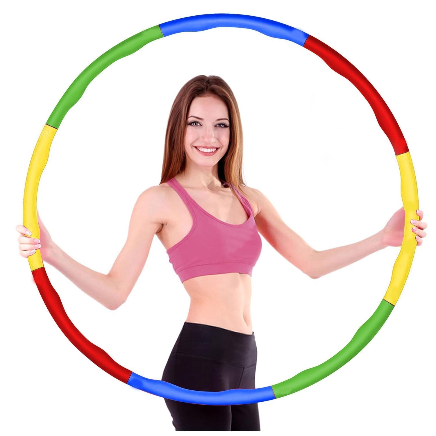 Hula Hoop Consists of 8 Inter-Lockable Pieces