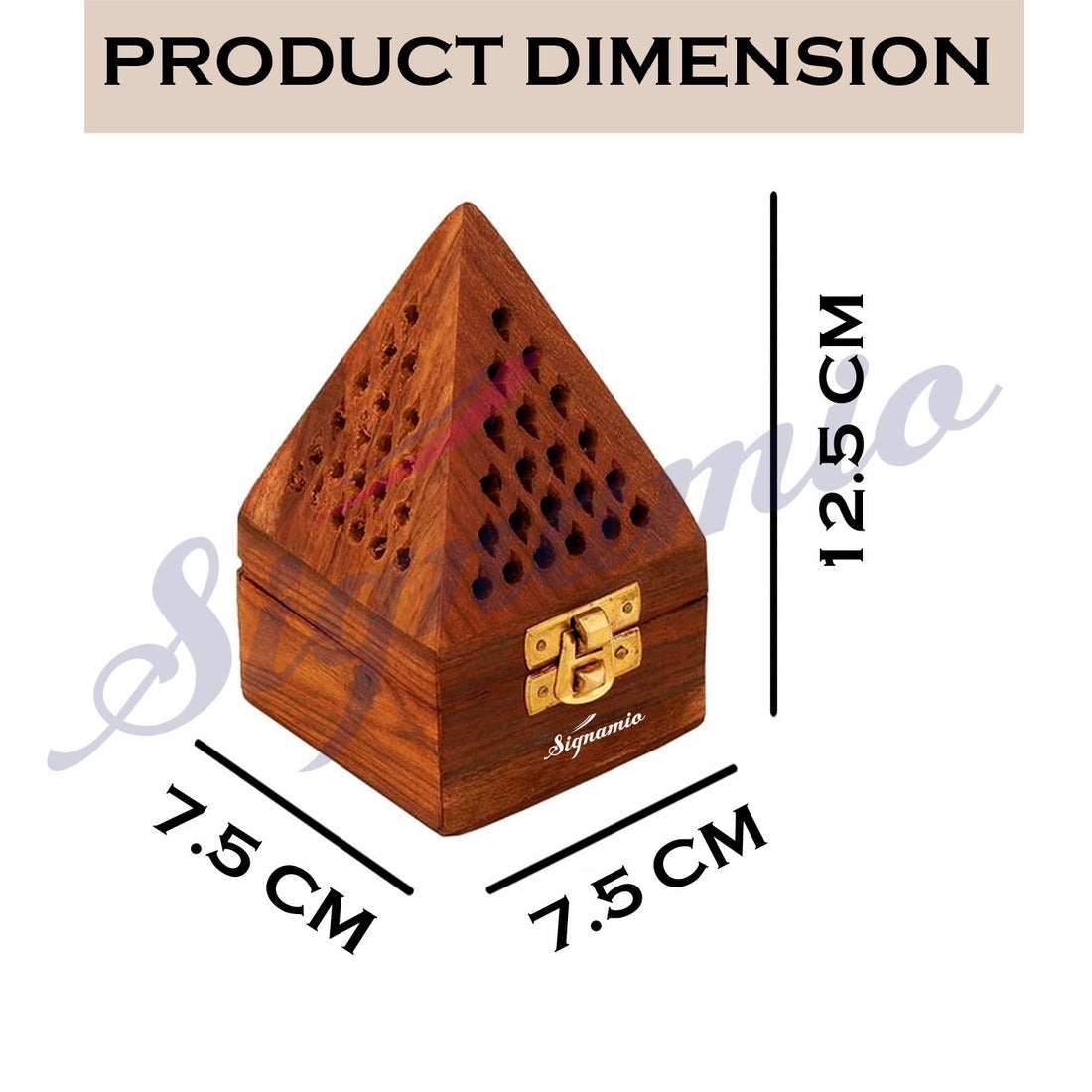 Wooden Sambrani Dhoop Dhup Cup Cone Batti Stand