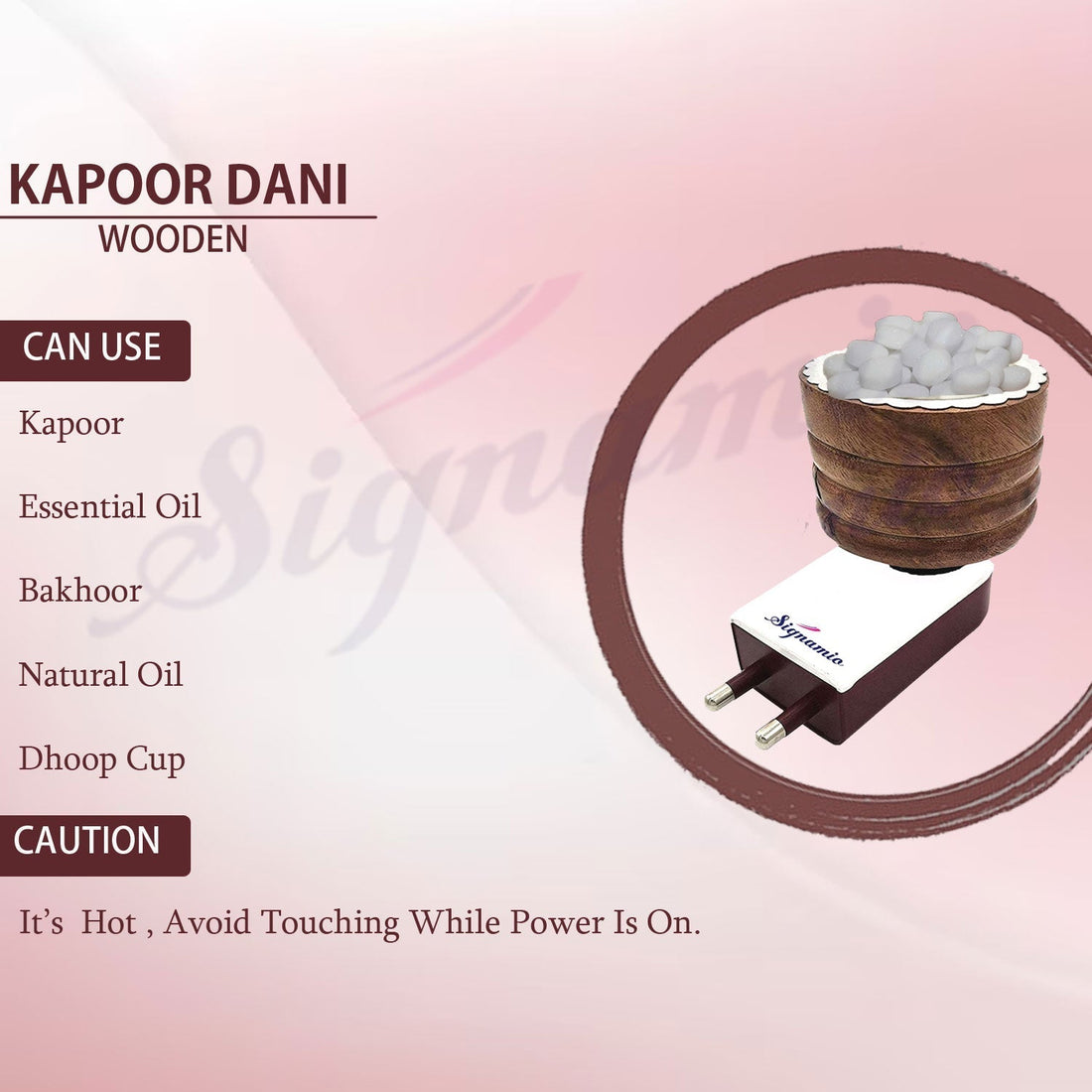 Wooden Kapoor Kapur Dani (DN-2)