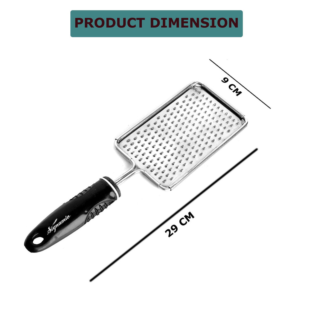 Cheese Grater for Kitchen (Black Handle)