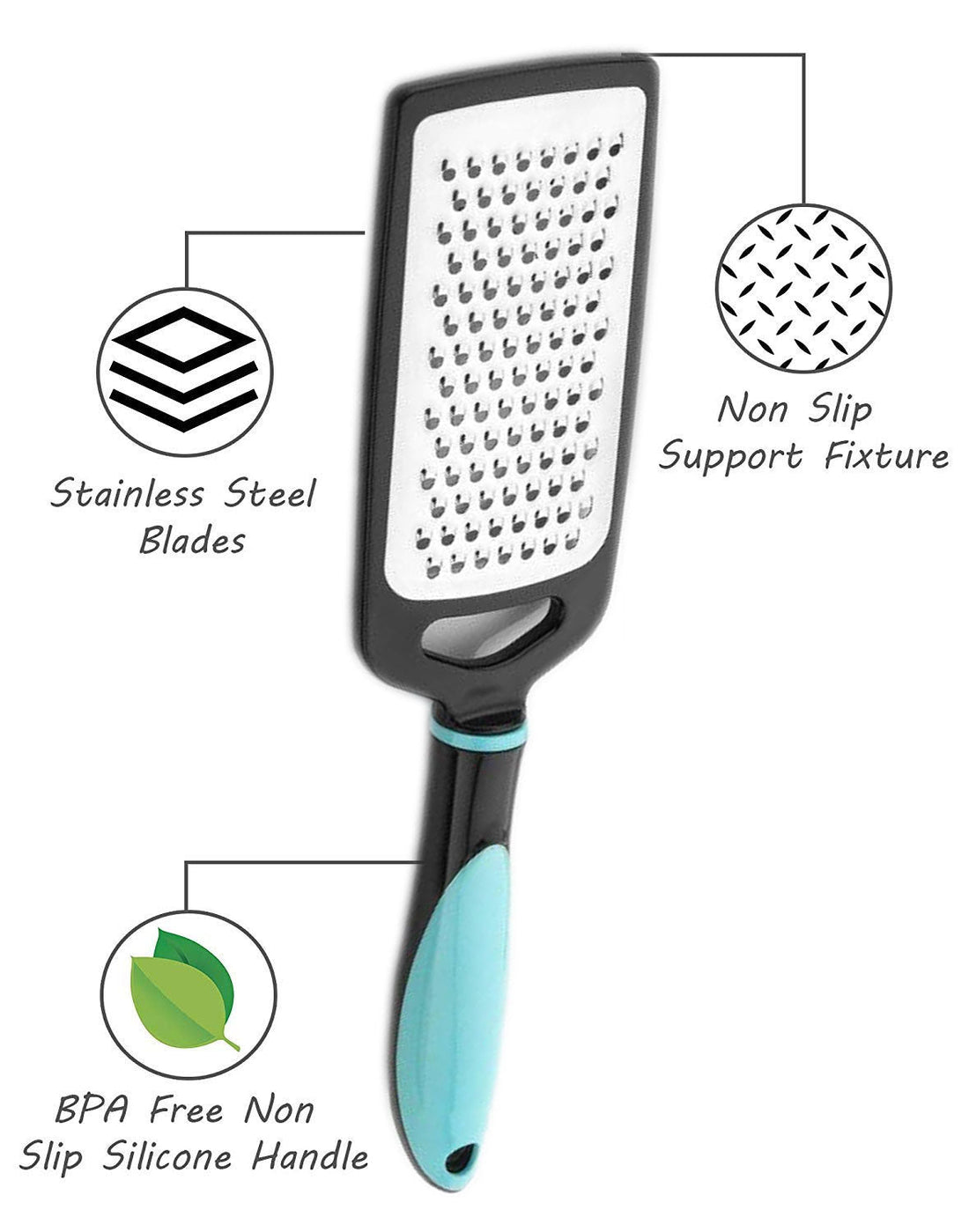 Cheese Grater - 27" cm (SKY BLUE - 1 Pcs)